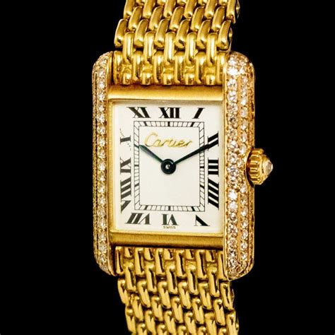 cartier tank louis diamond